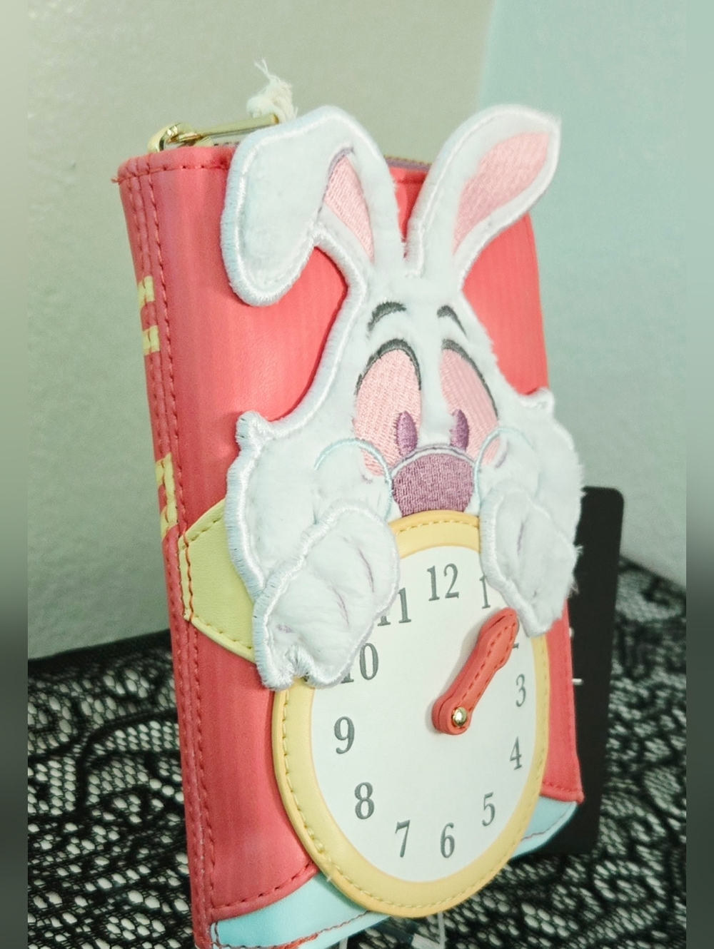 Loungefly Alice in Wonderland White Rabbit Cosplay Mini Backpack & Wallet NWT - Picture 11 of 12